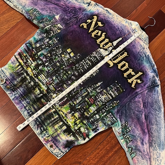RARE!! Tony Alamo NYC hand painted jean jacket - Picture 9 of 12